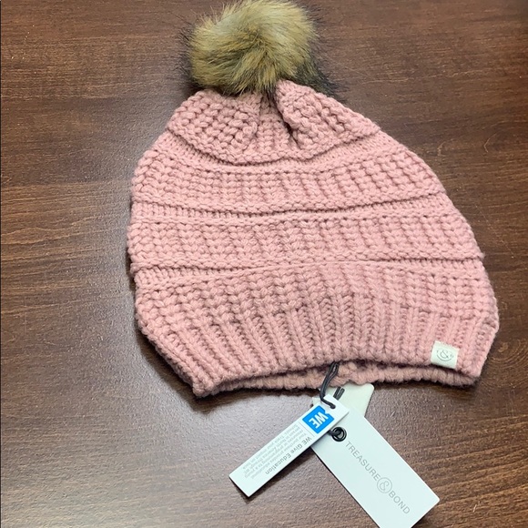 Treasure & bond pink beanie - Picture 2 of 3